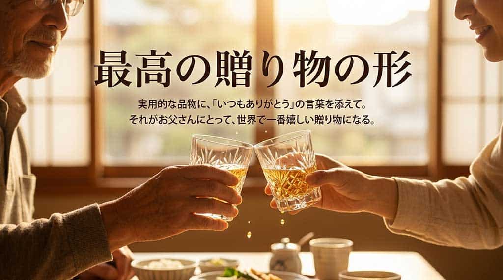 実用的な品物に「いつもありがとう」を添えることが世界で一番嬉しい贈り物になるという結論