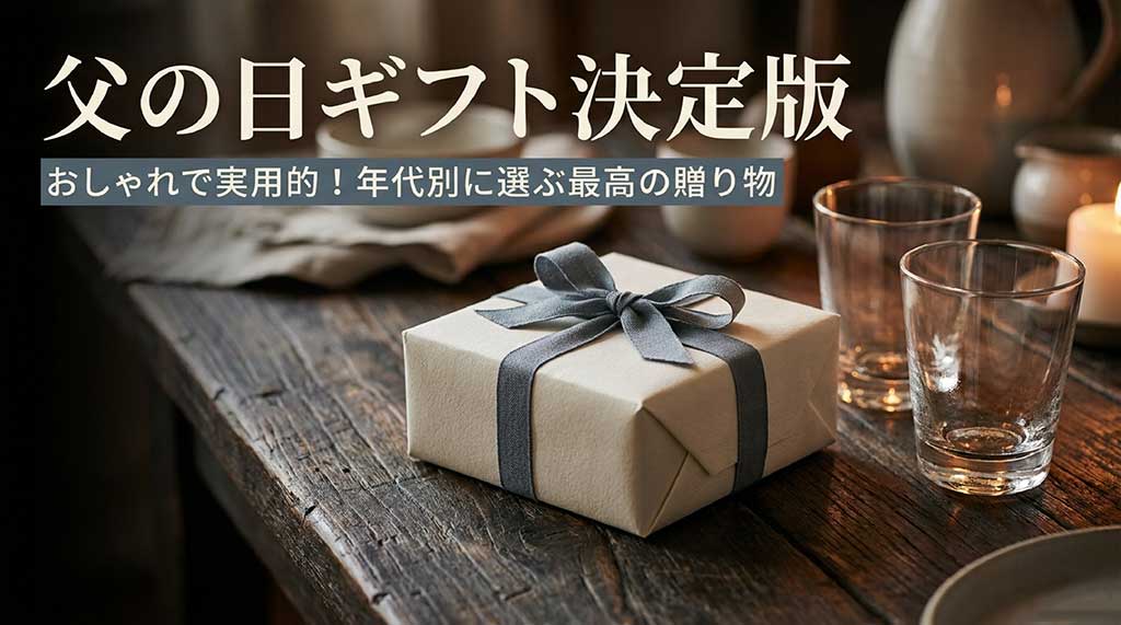 父の日ギフトはおしゃれで実用的に！年代別おすすめプレゼントの選び方を徹底解説