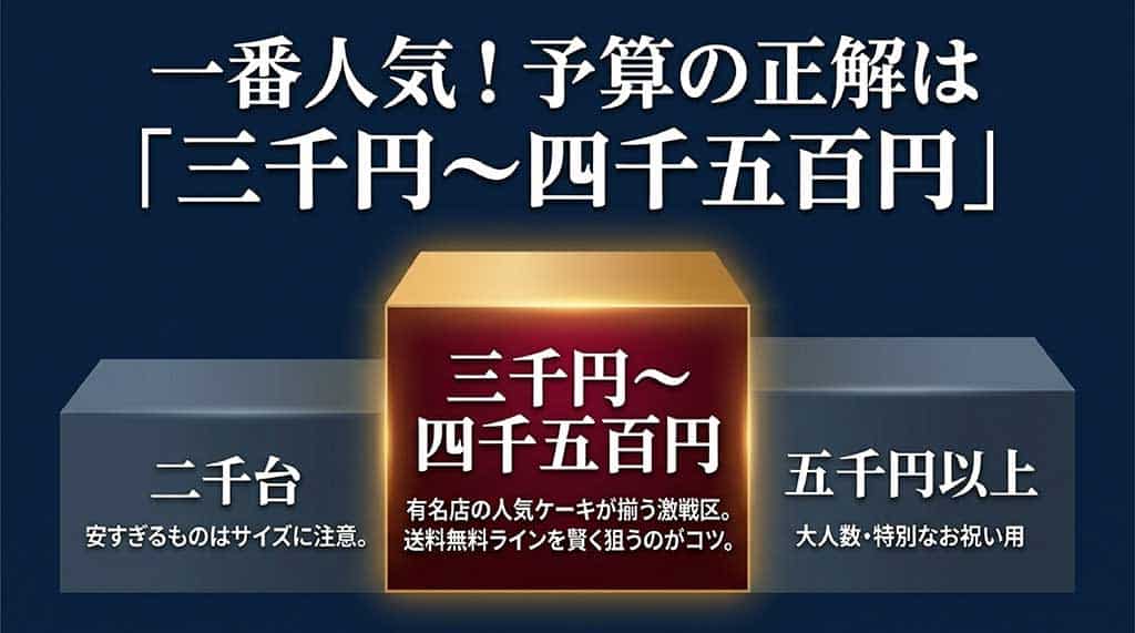 人気の価格帯である3,000円〜4,500円を中心に、予算別の製品カテゴリーと注意点をまとめたスライド