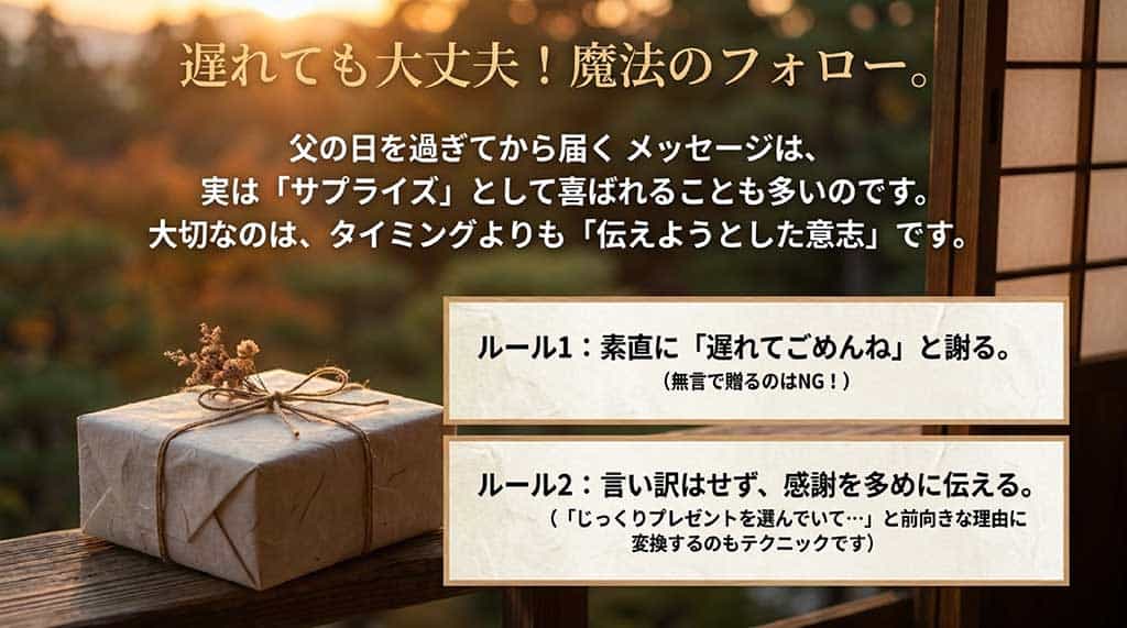 メッセージが遅れた際にお詫びを伝えつつ感謝を多めに伝えるためのポジティブな変換テクニック