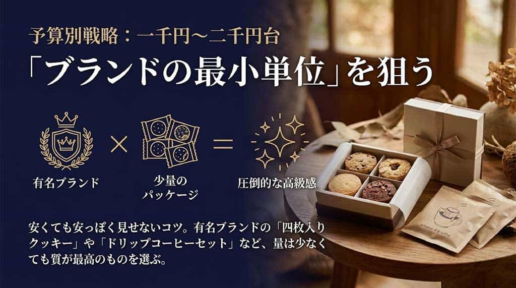 70代・80代のお父さんに向けたギフト選びのスライド。お家時間を豊かにする健康志向の贈り物として、極上の入浴剤や、咀嚼・消化に優しい上品な甘さの和菓子が適していると説明しています。